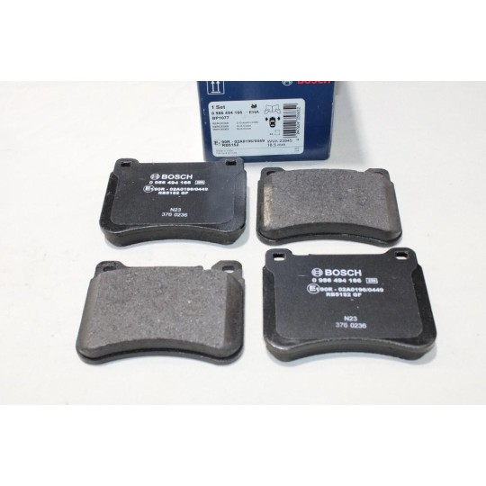 Lot 4 plaquettes de frein avant montage brembo Bosch BP1077 0986494166 pour mercedes classe C CLK SLK W203 C209 R171 