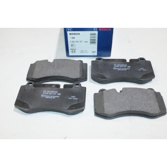 Lot 4 plaquettes de frein avant montage teves Bosch BP1078 0986494167 pour mercedes classe E SL CLS S W211 W221 C219 R230 