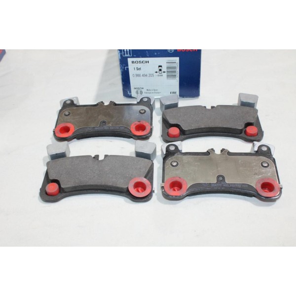 Lot 4 plaquettes de frein arriere montage brembo Bosch BP1141 0986494205 pour audi Q7 porsche cayenne volkswagen touareg 