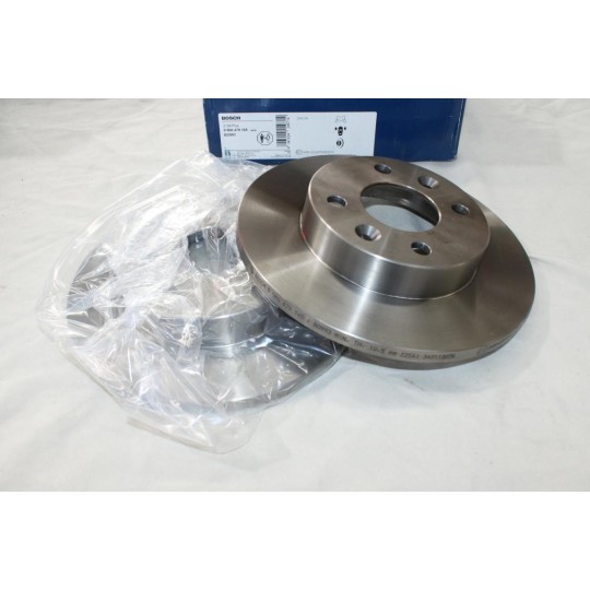 Lot 2 disques de frein avant plein 238mm diametre Bosch BD993 0986479165 pour dacia logan 1 I sandero 1 