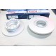 Jeu 2 disques de frein arriere plein 280mm diametre Bosch BD1293 0986479401 pour ford transit 6 VI type V347 V348 