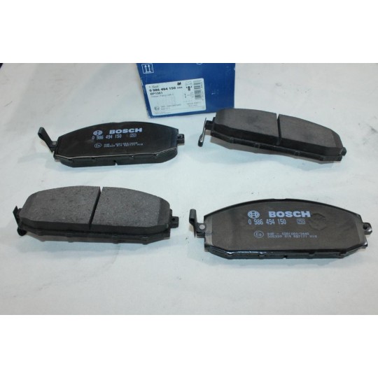 Jeu 4 plaquettes de frein avant montage akebono Bosch BP1061 0986494150 pour nissan patrol Y61 Y62 