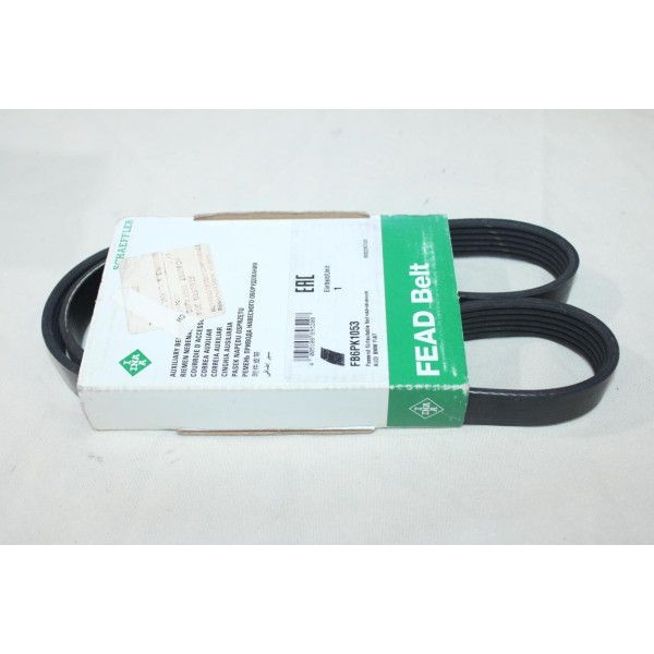 Courroie accessoire 6PK1053 INA FB6PK1053 pour audi A1 A3 TT citroen C2 C3 C4 fiat doblo sedici ford galaxy isuzu impluse iveco 