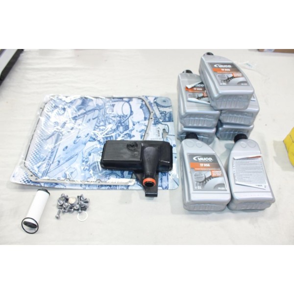 Kit vidange boite de vitesses automatique 2 filtres + 7L 7 litres huile + joint Vaico V10-3220 pour audi A4 A5 A6 A7 Q5 porsche 