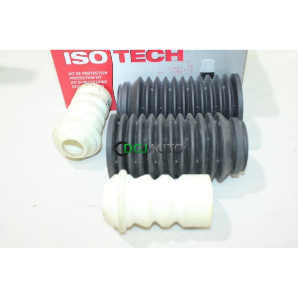 Lot 2 soufflets protection amortisseur suspension avant avec tampon Isotech ISP1012 pour citroen C3 peugeot 208 2008 