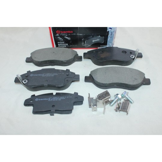 Jeu 4 plaquettes de frein avant montage bosch Brembo P23178 pour fiat tipo 2 II 