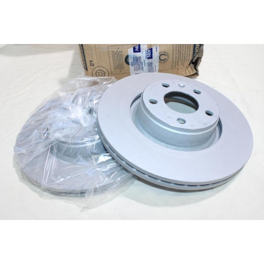 Jeu 2 disques de frein avant ventilé 314mm diametre Norauto ND4067 pour audi A6 C6 A8 D3 