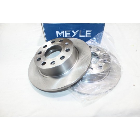 Jeu 2 disques de frein arriere plein 255mm diametre Meyle MBD1793 1155230018 pour audi A3 seat toledo 3 III leon 2 3 II III 
