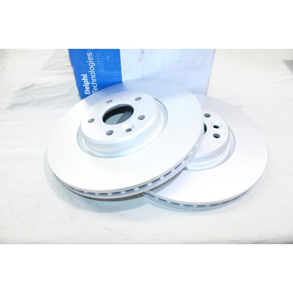 Jeu 2 disques de frein avant ventilé 320mm diametre Delphi BG4056C pour ford focus 2 3 II III kuga transit tourneo connect 