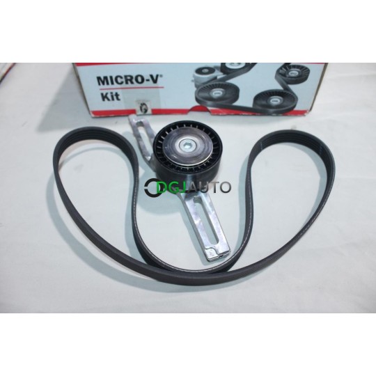 Kit courroie accessoire 5PK1023 + galet tendeur Gates K025PK1023 pour citroen AX saxo peugeot 106 1.0 1.1 1.4 essence 