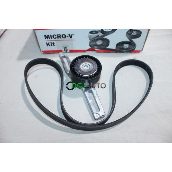 Kit courroie accessoire 5PK1023 + galet tendeur Gates K025PK1023 pour citroen AX saxo peugeot 106 1.0 1.1 1.4 essence 