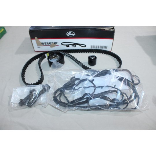 Kit distribution courroie + galet tendeur + enrouleur + joint Gates K06T360HOB pour citroen berlingo 2 3 II III C3 dont picasso 