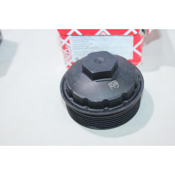 Couvercle boitier filtre à huile Febi 39698 pour audi A2 A3 A4 A5 A6 TT Q5 mitsubishi grandis outlander lancer 8 VIII seat 