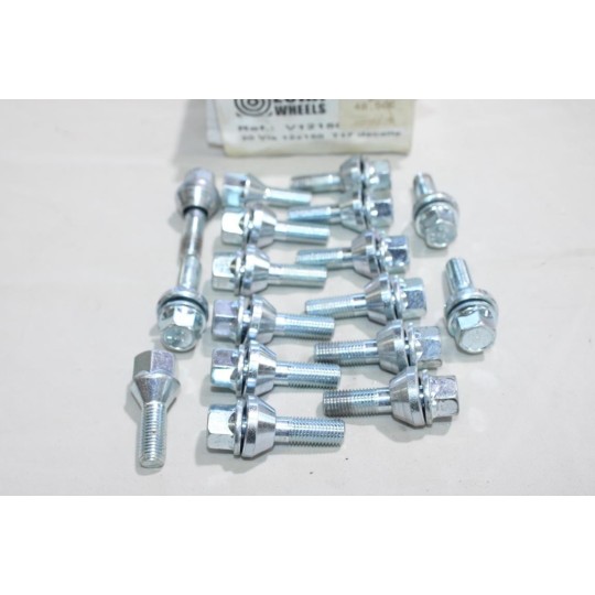 Lot 17 boulons de roue fixation jante 12x150 T17 Norauto V12150 12489661 