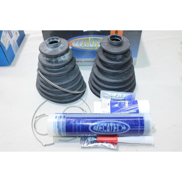 Kit 2 soufflets de cardan arbre de transmission universel Mecatech 12289941  pour fiat lancia alfa romeo renault peugeot 