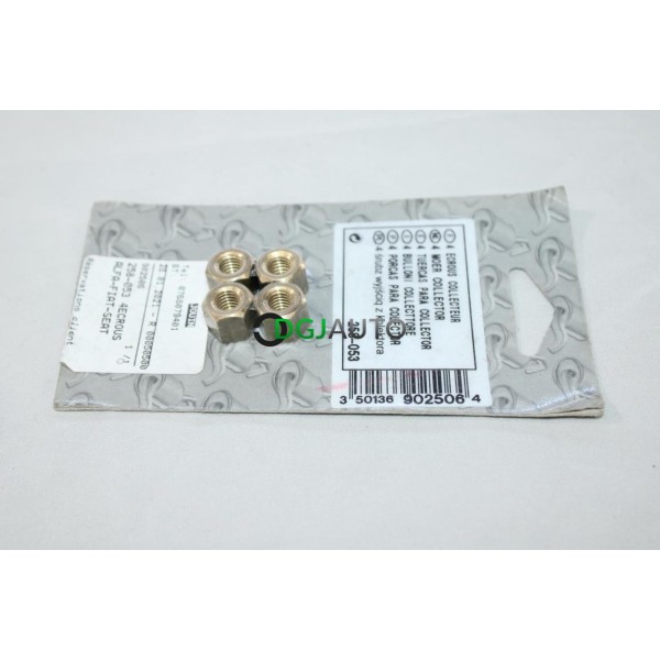 Jeu 4 ecrous M8 fixation collecteur echappement Bosal 258-053 pour fiat alfa romeo lancia citroen peugeot mercedes renault 