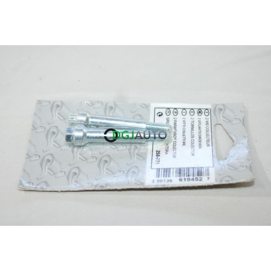 Lot 2 vis boulon fixation tuyau silencieux echappement Bosal 258-771 pour citroen berlingo C2 C3 C4 evasion jumper jumpy saxo 