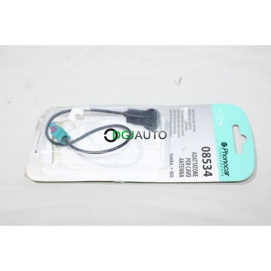 Adaptateur cable antenne radio fakra vers ISO Phonocar 08534 pour BMW chrysler citroen dacia dodge fiat jeep lancia land rover 