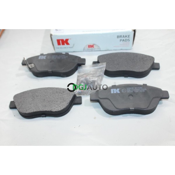 Jeu 4 plaquettes de frein avant montage bendix NK 223636 pour fiat 500L opel corsa D 