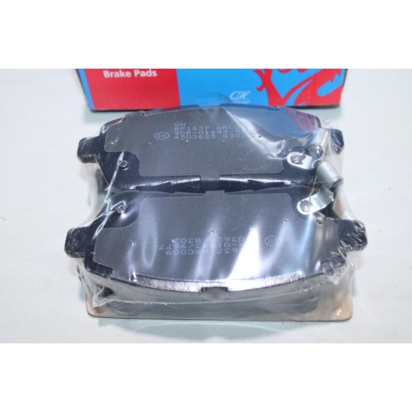 Jeu 4 plaquettes de frein avant montage lucas Quinton Hazell BP1637 pour ford fiesta 5 6 V VI ka+ mazda 2 subaru justy 4 IV 