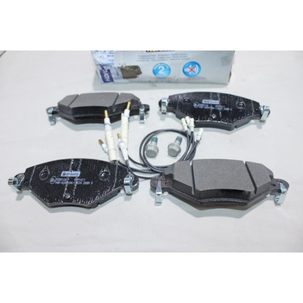 Jeu 4 plaquettes de frein avant montage bendix Norauto NFP1411 pour citroen C5 