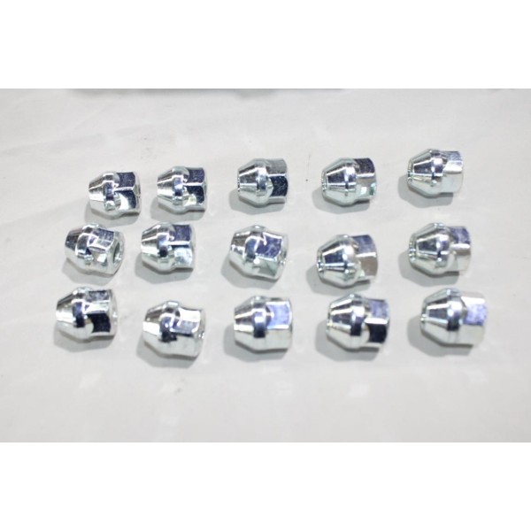 Lot 15 ecrous conique fixation roue jante M12x1.5 SW21 Norauto 320374 