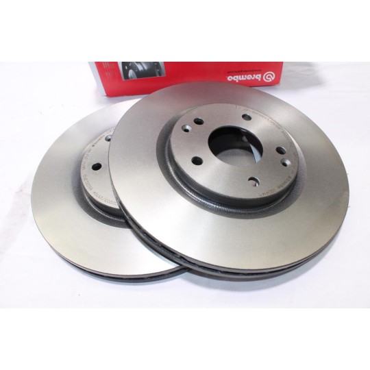 Jeu 2 disques de frein avant ventilé 298mm diametre Brembo 09.D414.11 pour ssangyong tivoli XLV 