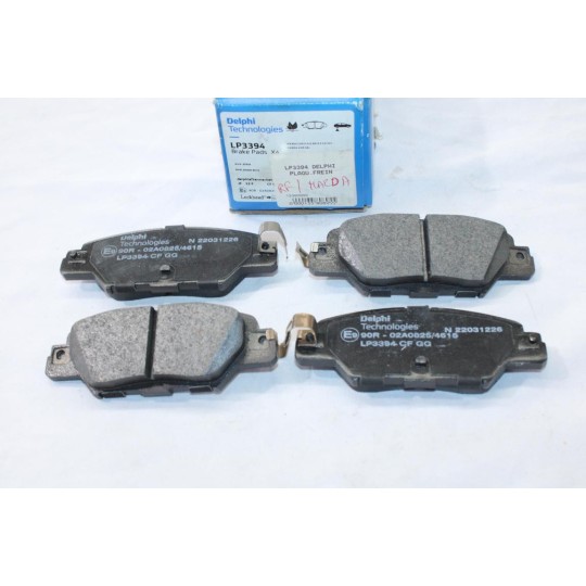 Jeu 4 plaquettes de frein arriere montage akebono Delphi LP3394 pour mazda CX5 CX-5 KE GH KF 