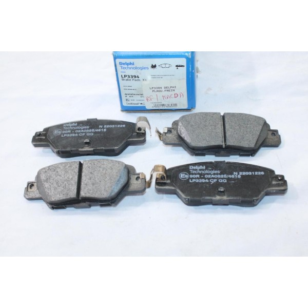 Jeu 4 plaquettes de frein arriere montage akebono Delphi LP3394 pour mazda CX5 CX-5 KE GH KF 