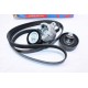 Kit courroie accessoire 6PK1725 + galets tendeur + enrouleur Quinton Hazell QDK34 pour citroen xsara dont picasso jumpy fiat 