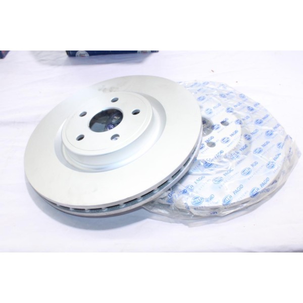 Jeu 2 disques de frein avant ventilé 380mm diametre Pagid 8DD355125-131 55819PRO pour jeep grand cherokee WK 