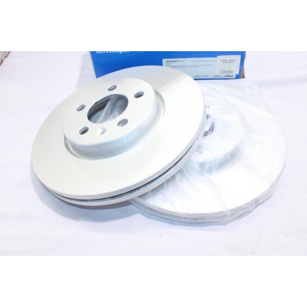 Jeu 2 disques de frein avant ventilé 276mm diametre Delphi BG4965C pour audi A1 seat ibiza 5 V arona skoda scala kamiq fabia 4 