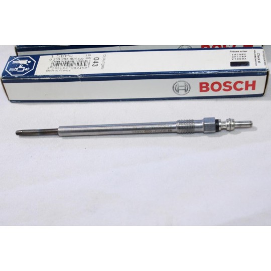 Lot 2 bougies prechauffe Bosch N°043 0250203001 pour alfa romeo 147 156 159 166 GT spider cadillac BLS fiat stilo croma 2 II 