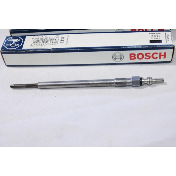 Lot 2 bougies prechauffe Bosch N°043 0250203001 pour alfa romeo 147 156 159 166 GT spider cadillac BLS fiat stilo croma 2 II 