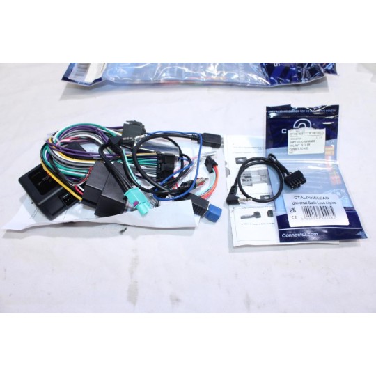 Interface commande au volant poste radio autoradio alpine avec cable jack Connect2 SWPE19AL 5056171503869 CTSPG019.2 pour 