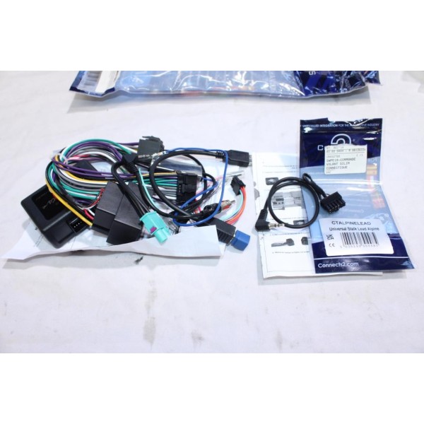 Interface commande au volant poste radio autoradio alpine avec cable jack Connect2 SWPE19AL 5056171503869 CTSPG019.2 pour 