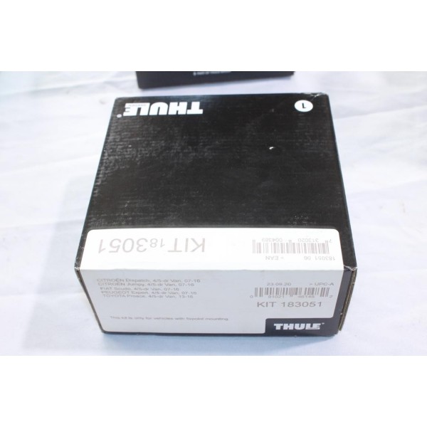 Kit pieds fixation barres de toit KIT 183051 Thule KIT183051 pour citroen jumpy 2 II fiat scudo 2 II peugeot expert 2 II toyota 