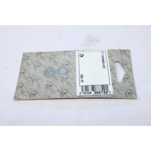 Jeu 2 rondelles collier serrage fixation tuyau silencieux echappement Bosal 258117 pour fiat alfa romeo lancia citroen peugeot 