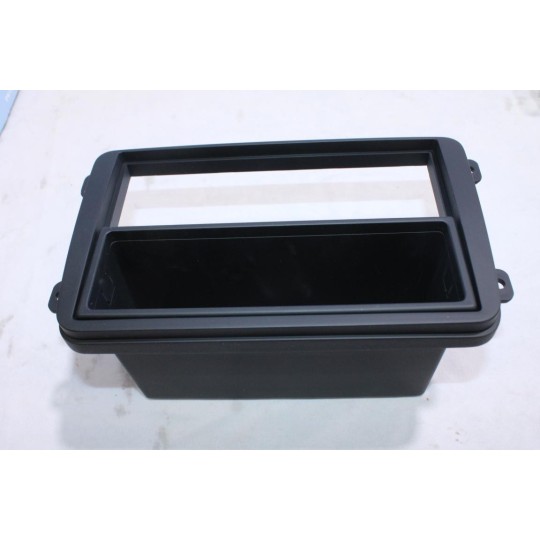 Cadre contour poste radio autoradio gris foncé Silim 2170A pour volkswagen golf 6 partir de 2008 VI polo de 2009 à 2014 