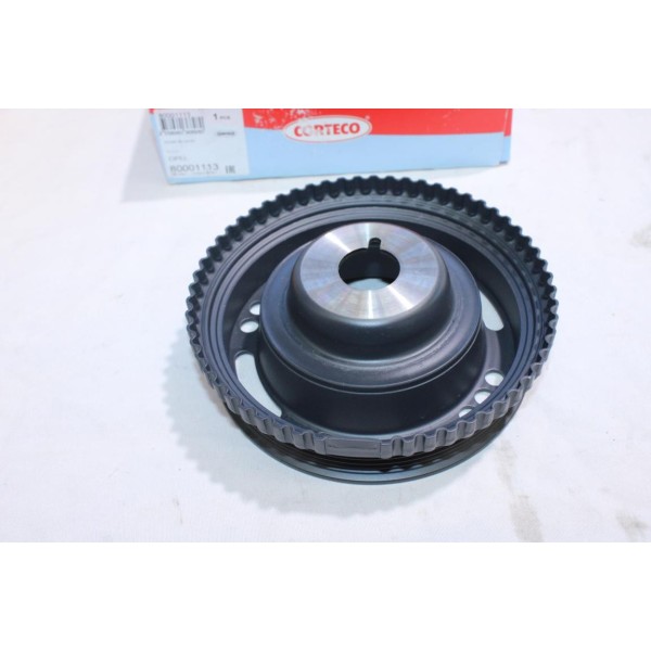 Poulie damper de vilebrequin Corteco 80001113 pour opel astra G H zafira A B corsa C signum meriva A tigra B 1.4 1.6 1.8 essence