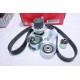 Kit distribution courroie + 3 galets + pompe à eau Gates KP15607XS-1 pour audi A3 A4 A6 chrysler sebring 3 III dodge caliber 
