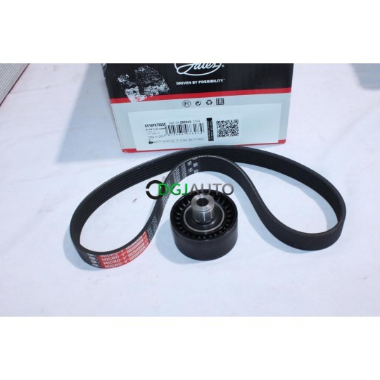 Kit courroie accessoire 6PK780 + galet Gates K016PK780SF pour citroen C2 C3 C4 dont picasso peugeot 206 207 307 1.4HDI 1.6HDI 