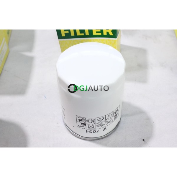 Filtre à huile Mann Filter W7034 pour ford transit 7 VII tourneo transit custom V362 V363 V710 2.0 ecoblue 