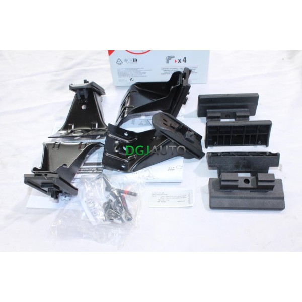 Kit pieds fixation barres de toit Klaxcar N°15 pour renault megane 2 II scenic 2 II vel satis velsatis 