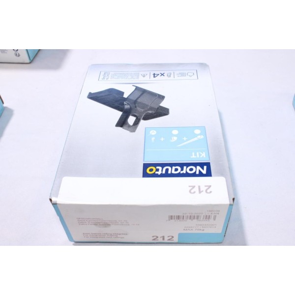 Kit pieds fixation barres de toit Norauto N°212 pour opel astra 5 portes de 2007 à 2010 zafira 5 portes de 2007 à 2011 