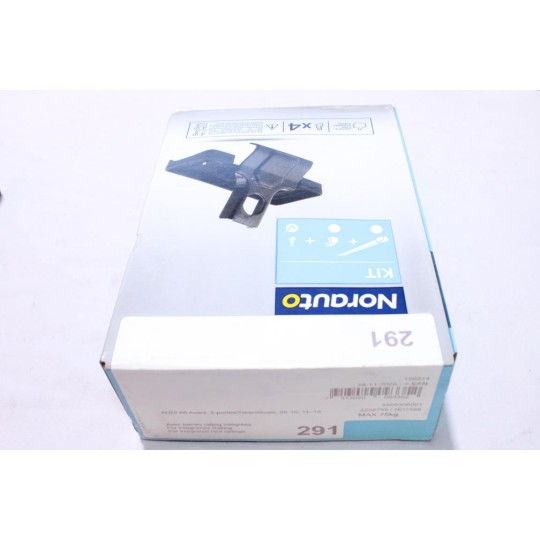 Kit pieds fixation barres de toit Norauto N°291 pour audi A6 5 portes de 2005 à 2018 