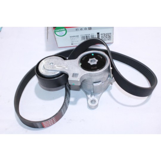 Kit courroie accessoire 6PK1000 + galet tendeur Gates K016PK1000 pour citroen C4 dont picasso C5 C8 jumpy 2 II peugeot 307 308 