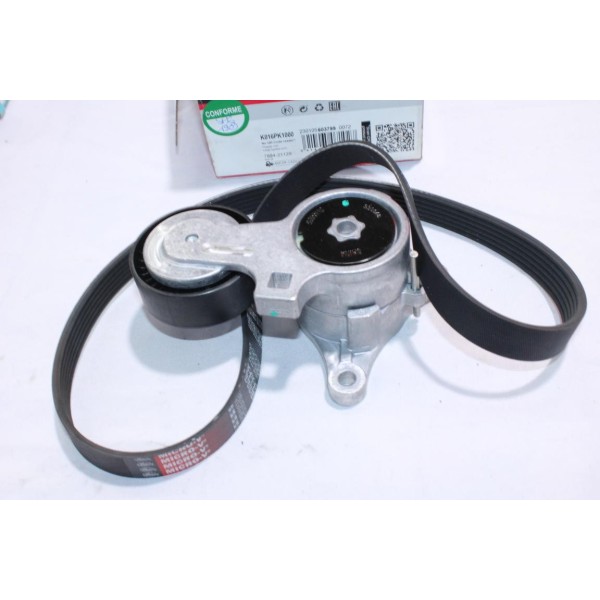 Kit courroie accessoire 6PK1000 + galet tendeur Gates K016PK1000 pour citroen C4 dont picasso C5 C8 jumpy 2 II peugeot 307 308 