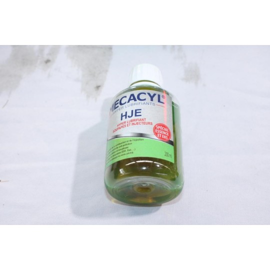 Flacon 200ml hyper lubrifiant soupapes et injecteurs special essence et E85 Mecacyl HJE 