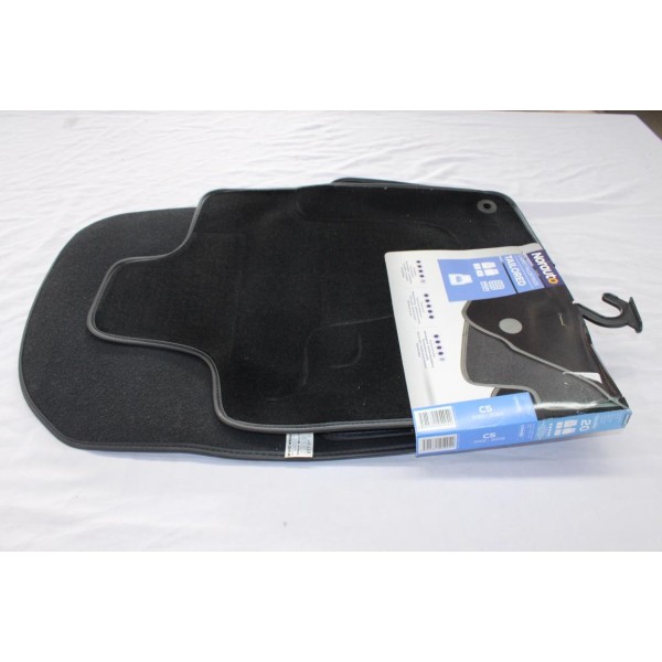 Ensemble 4 tapis de sol sur mesure avant + arriere Norauto 2330038 NOF216 pour citroen C5 de 2001 à 2008 